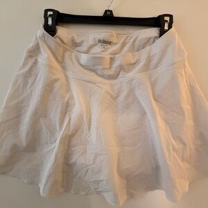 Prince White Circle Skirt with Built-In Brief